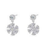 Pendientes Mujer Plata Flor Lucía Martín Circonitas 9124454