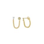 Pendientes Mujer Salvatore Plata Baño Oro 213A0590