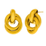 Pendientes Mujer Doble Aro Con Textura Marea C03101/AN