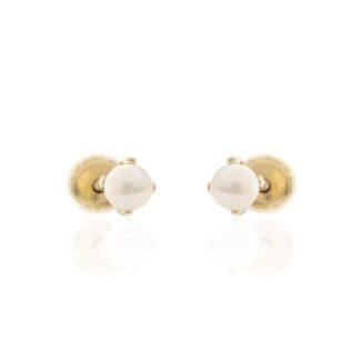 Pendientes Oro 18k Perla Niña 187-148-3A