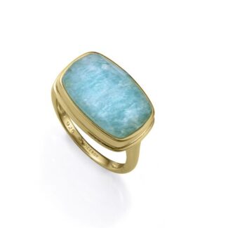 Anillo Viceroy Plata Con Baño De Oro y Piedra  2341A018-49
