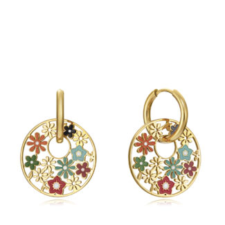 Pendientes mujer Viceroy acero Chapado Oro 75290E09019