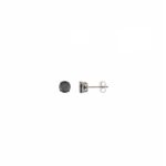 Pendientes Plata Circon Negro Salvatore 103A0133