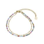 Tobillera Mujer Viceroy De Acero Piedras Color 14044T01012
