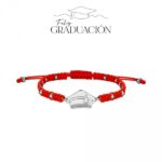 Pulsera Hilo Anudado Rojo y Birrete Lucía Martín 9120711