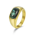 Anillo Dorado Howlita Africana Rocío Martín 9125983