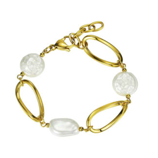 Pulsera Mujer Eslabones Con Perlas Rocío Martín 9125991