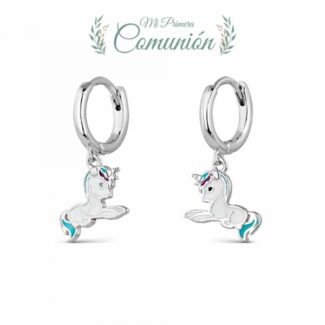 Pendientes Niña Aro Unicornio Lucía Martín 9113151