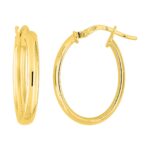Pendientes  Aro Criollas de Oro 9k Ovaladas 9K2703.1 