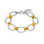 Pulsera Mujer Cadena Eslabón Bicolor Marea C03103/BA