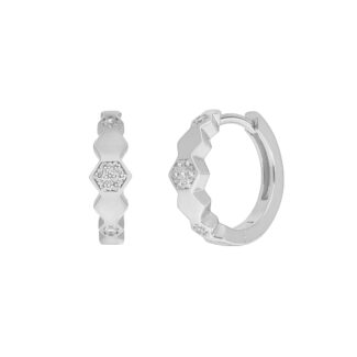 Pendientes Mujer Aro Hexagonal Marea D03201/BO