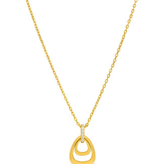 Collar Mujer Doble Triangulo Marea D03207/BJ