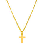 Collar Mujer Cruz Dorada Marea D03307/BH