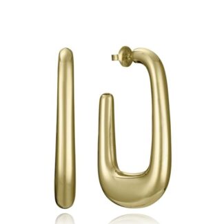 Pendientes Viceroy Acero Ip Dorado Rectangular 14297E01012