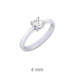 Solitario Plata Con Circonita 108-SOL-PK101C