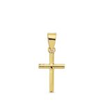 Cruz Lisa de Oro Amarillo de 18K 16906