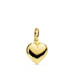 Colgante Corazón Liso Oro Amarillo 18k. Ref.2225