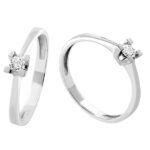 Solitario Oro De 18k Diamante 013477