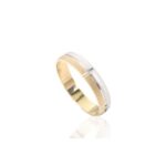 Alianza De Oro 18k Bicolor 11-6-2S