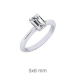 Solitario Mujer Plata 108-SOL-PK101E