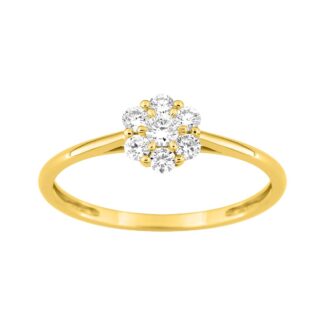 Anillo De Oro 9K. Y Diamante Laboratorio F-VS – 9KLGD215Y