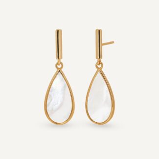 Pendientes Mujer Vidal&Vidal Semi-Largos Nácar G4143