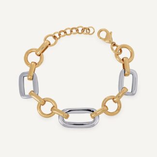 Pulsera Mujer Vidal&Vidal Eslabones Bicolor X9825517