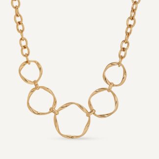 Collar Mujer Vidal&Vidal Círculos Dorado X9847146