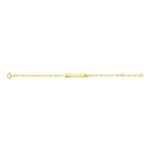 Pulsera Oro 9K Placa Grabar 630019.2