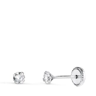 Pendientes Oro Blanco18k Niña  N5692-3BT