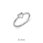 Anillo Mujer Plata Corazón 108-SOR-PK2E