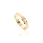 Alianza De Oro Amarillo 18k Texturizada 18-262S