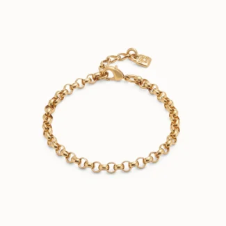 Pulsera Unode50 Calada Bañado en Oro Puls2539
