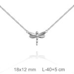 Collar de Plata Libélula 133-GAR-P501C