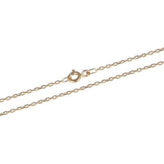 Cadena de Oro Amarillo Forzada Maciza de 60cm 574-183-60