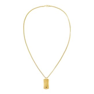 Collar Tommy Hilfiger Acero Baño Oro Hombre 2790628