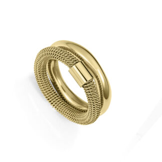 Anillo Viceroy De Acero IP Dorado Laura Escanes 14345A01412