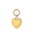 Charm Acero Corazón Chapado Oro Rocío Martín  9125643