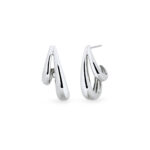 Pendientes Vidal&Vidal Semi Luna Glacie Q4125