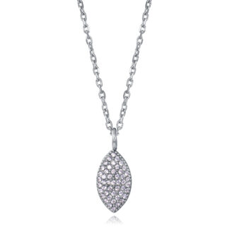 Collar Viceroy Mujer Acero con Colgante Oval y Circonitas 15272C01000