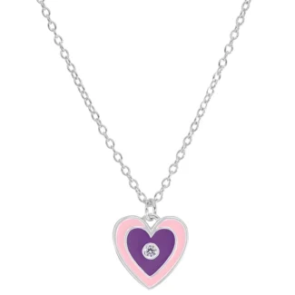 Collar de plata Marea Jewels Corazón Esmalte D03607/AX