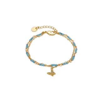 Pulsera Luxenter Cristal Azul y Mariposa SGBX412C0400